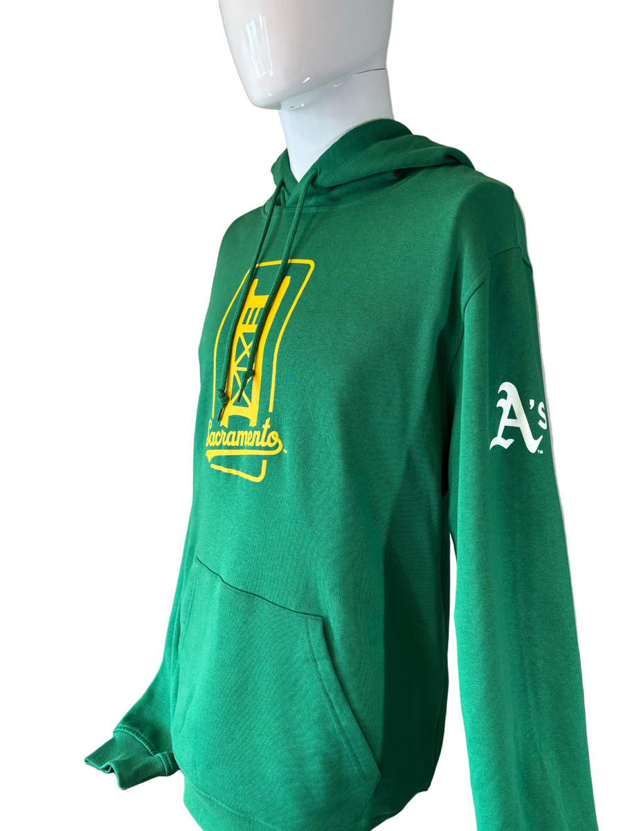 A'S SACRAMENTO PATCH HOODIE KELLY GREEN – Sacramento River Cats