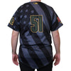 ARMED FORCES JERSEY #51 2023 SIZE 46-L, SACRAMENTO RIVER CATS
