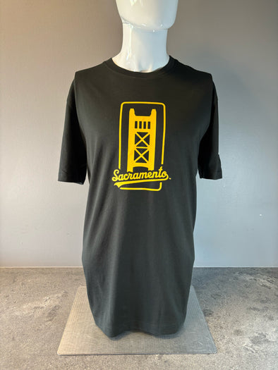 A'S SACRAMENTO PATCH TEE BLACK