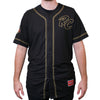 BLACK AND GOLD JERSEY #57 SIZE 44-L, SACRAMENTO RIVER CATS