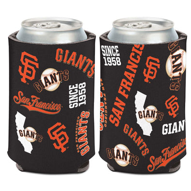 CAN COOLER SF BLACK - SAN FRANCISCO GIANTS