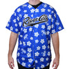 BLUE HAWAIIAN RIVER CATS JERSEY SIZE 48 - XL, SACRAMENTO RIVER CATS