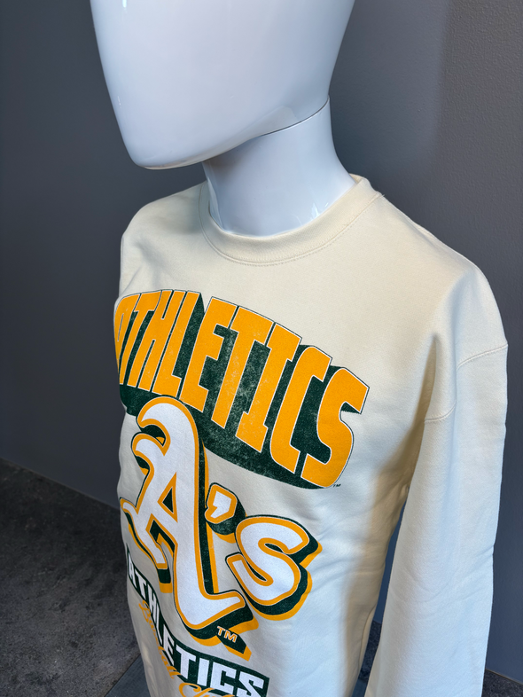 A's Vintage Graphic Crew