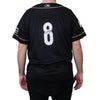 BLACK RIVER CATS MONARCH JERSEY #8 SIZE 48- XL, SACRAMENTO RIVER CATS