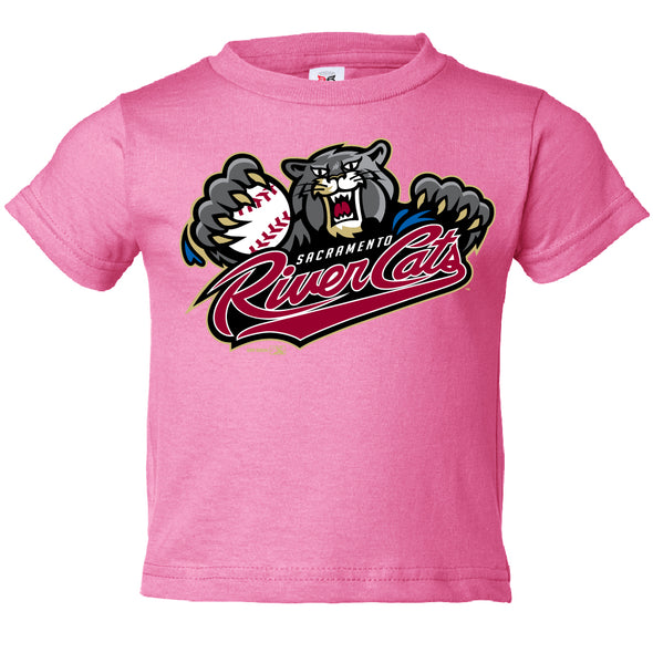 PRIMARY T TODDLER PINK, SACRAMENTO RIVER CATS