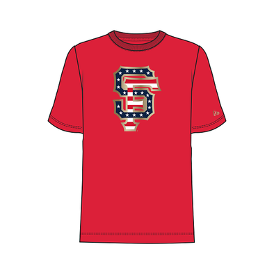 San Francisco Giants New Era 4th of July Jersey T-Shirt - Navy