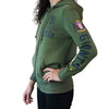 SF ARMED FORCES ZIP HOOD LADIES, SAN FRANCISCO GIANTS