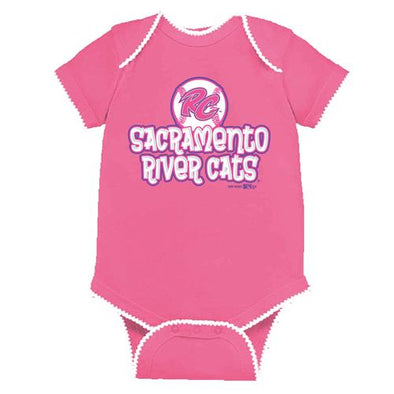 SOLID PINK ONESIE, SACRAMENTO RIVER CATS