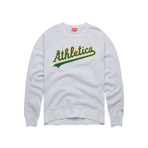 A's Jersey Logo Crewneck