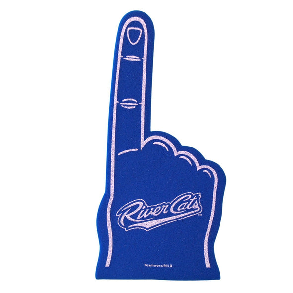 BLUE FOAM FINGER, SACRAMENTO RIVER CATS