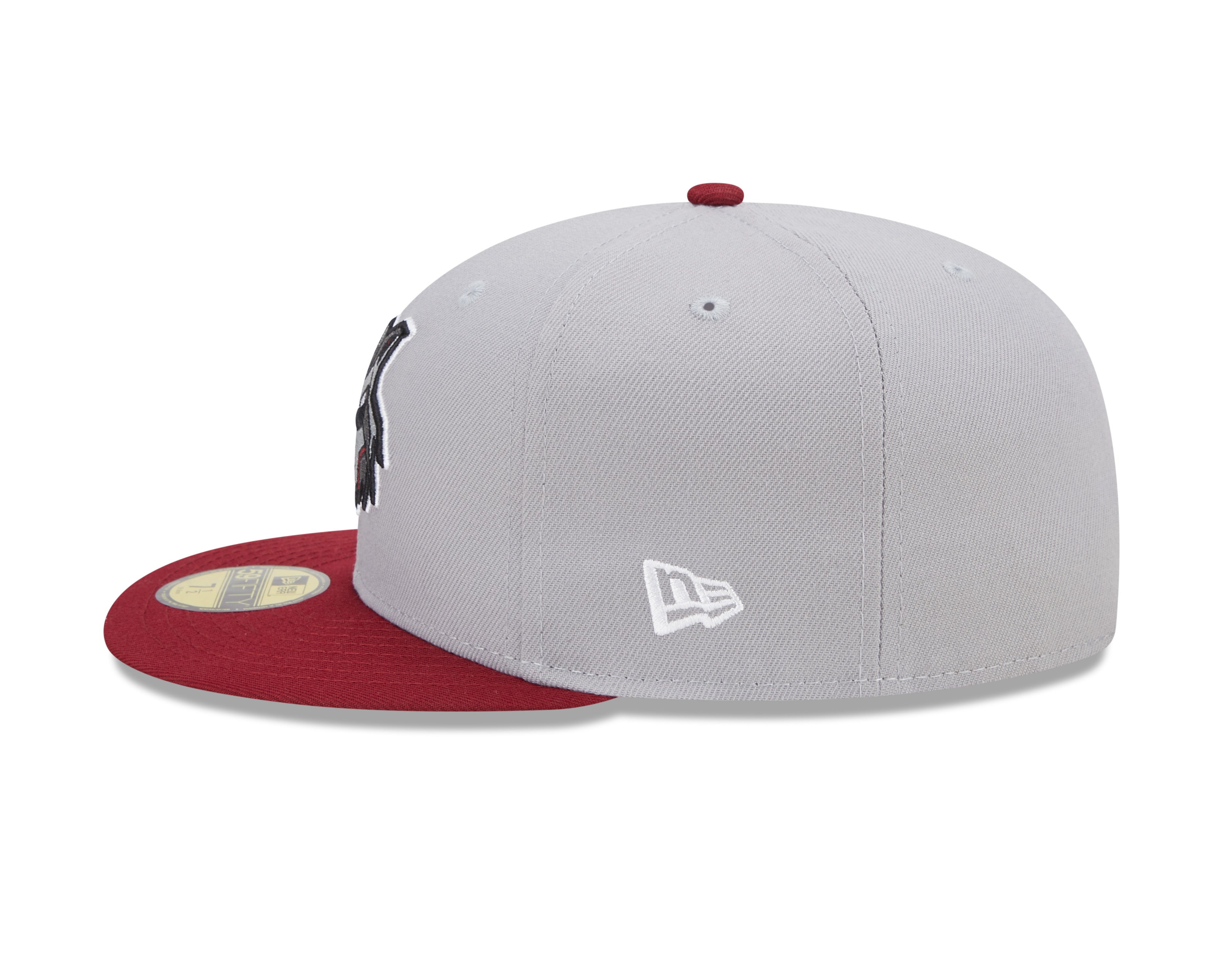 New Era x Marvel 59FIFTY Fort Wayne Tin Caps Defenders of The Diamond Fitted Hat Scarlet Red