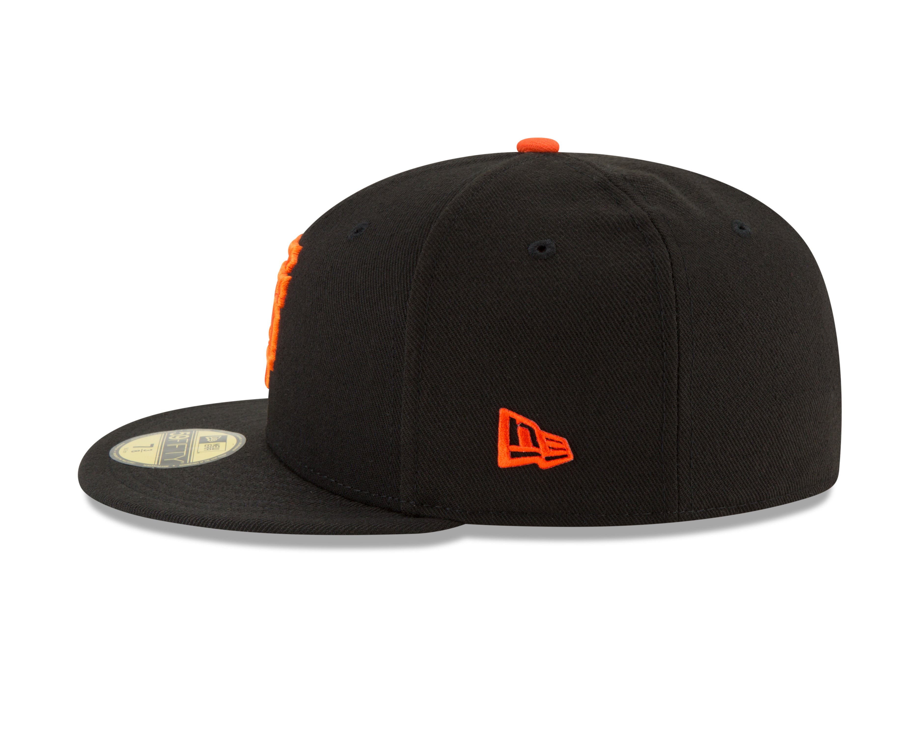 Men s New Era Black San Francisco Giants Authentic Collection Replica 59FIFTY Fitted Hat