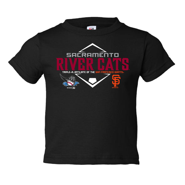 AFFILIATE TODDLER UPON T-SHIRT, SACRAMENTO RIVER CATS