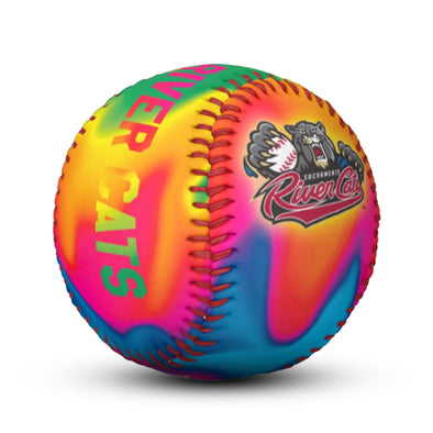 BASEBALL TIE DYE, SACRAMENTO RIVER CATS