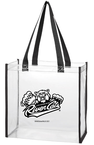 CLEAR STADIUM TOTE, SACRAMENTO RIVER CATS