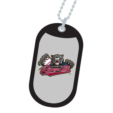 DOG TAG NECKLACE, SACRAMENTO RIVER CATS