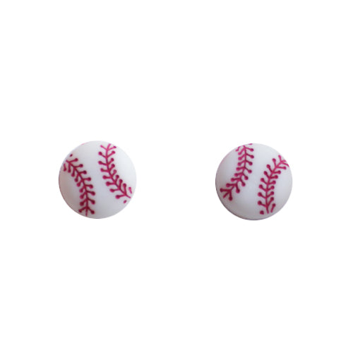 EARRINGS MEDIUM STUDS, SACRAMENTO RIVER CATS