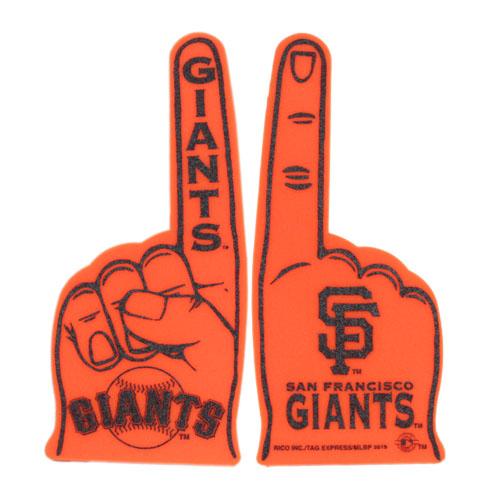 GIANTS FOAM FINGER, SACRAMENTO RIVER CATS