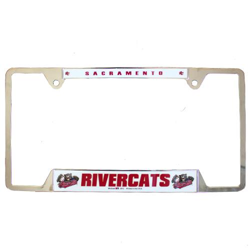 LICENSE PLATE FRAME, SACRAMENTO RIVER CATS