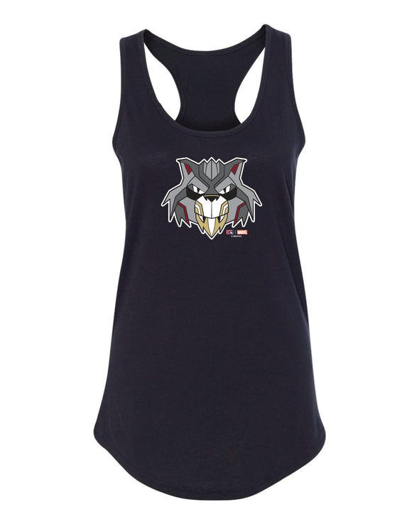 SACRAMENTO RIVER CATS MARVEL'S DEFENDERS OF THE DIAMOND BLACK PRIMARY TANK TOP - WOMENS