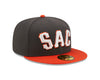 SAC FITTED HAT 59/50, SACRAMENTO RIVER CATS